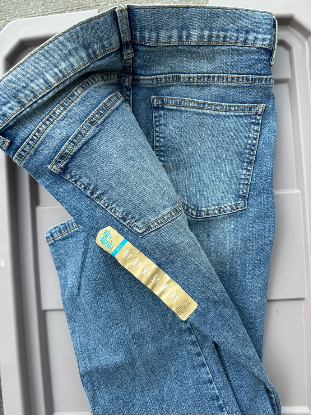 Classic Blue Boy’s Husky Jeans - Comfortable Everyday Fit